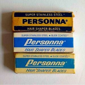 Vintage Personna Hair Shaper Blades Bundle 15 Blades Total
